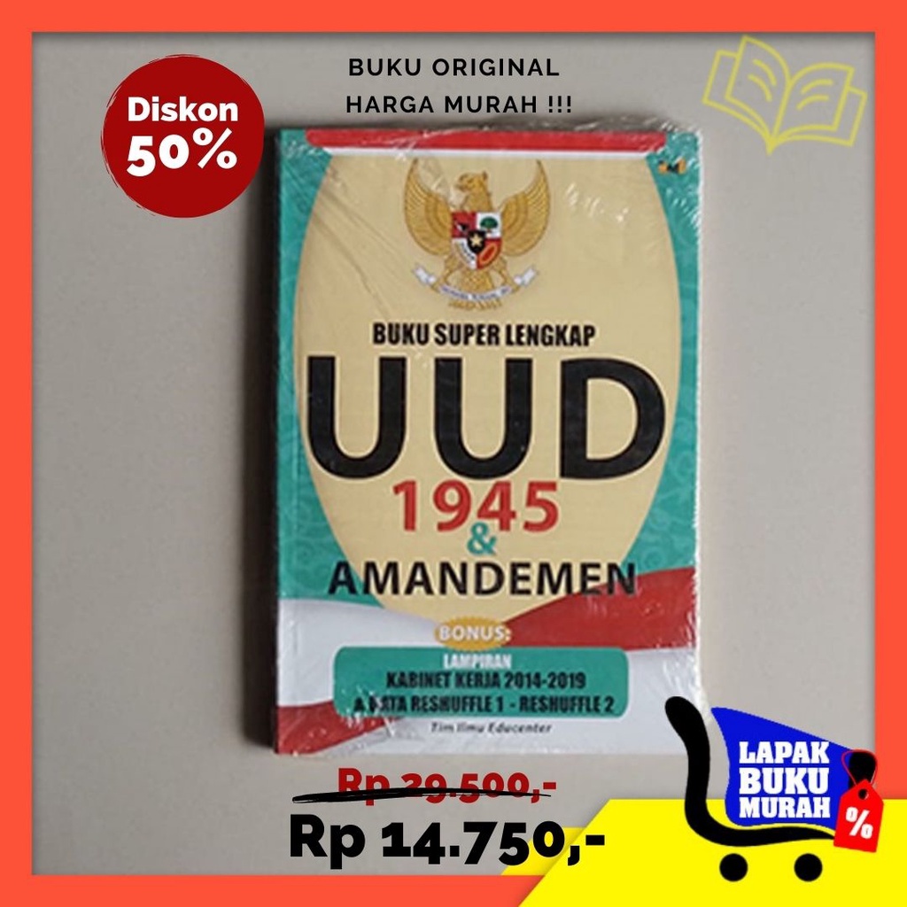 Jual BUKU SUPER LENGKAP UUD 1945 & AMANDEMEN , SUPER LENGKAP | Shopee ...