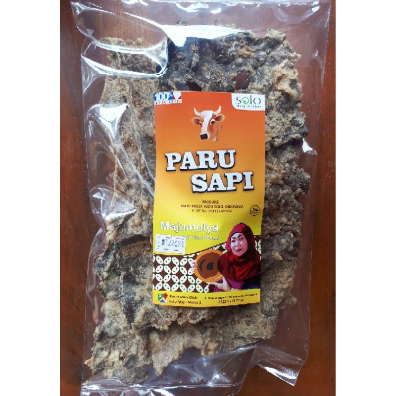 Jual Keripik Paru Sapi Super 200 Gram Paru Sapi Khas Solo Shopee