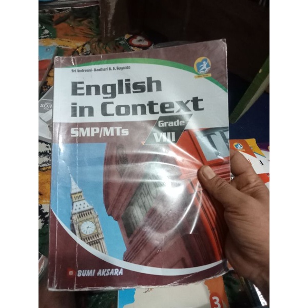Jual buku English in context kelas 2 SMP | Shopee Indonesia