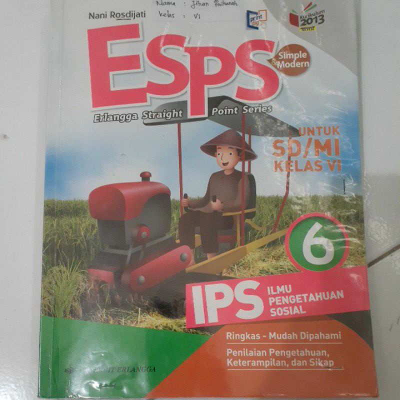 Jual buku kelas 6sd, ESPS IPS | Shopee Indonesia