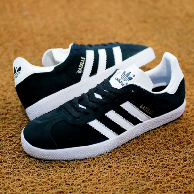 Jual ADIDAS GAZELLE BLACK WHITE | Shopee Indonesia