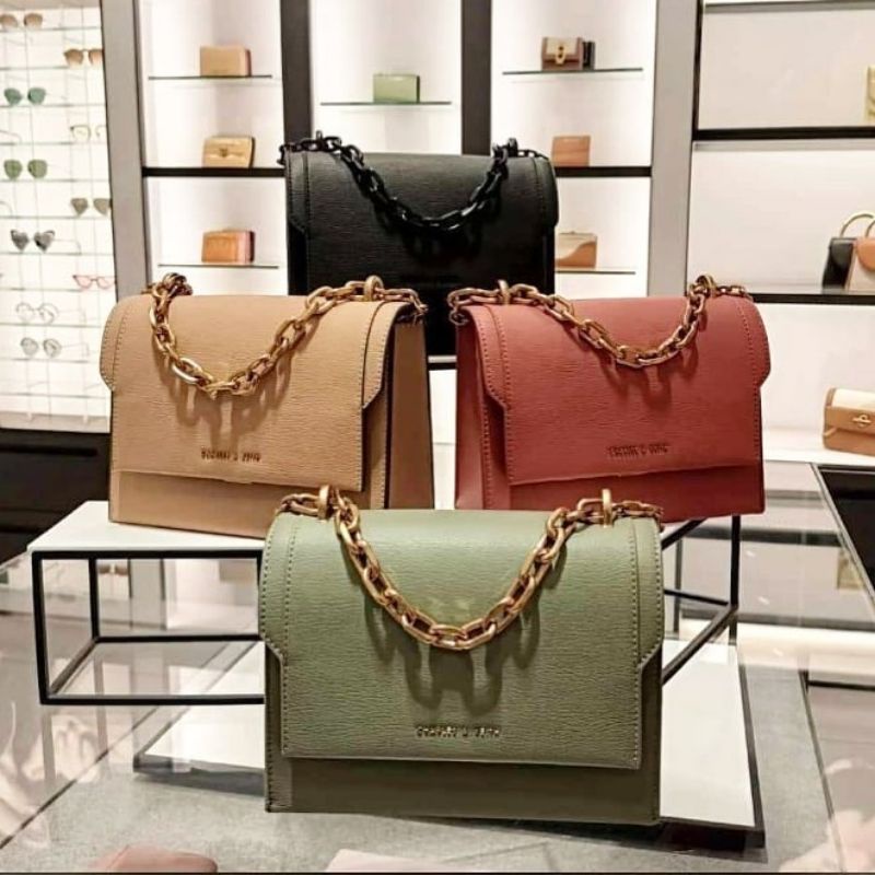 Chain handle evening discount bag charles and keith