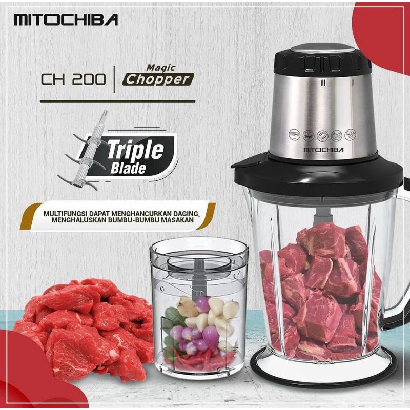 Jual Mitochiba CH 200 , CH 100 Food Chopper Original Garansi Resmi [2 ...