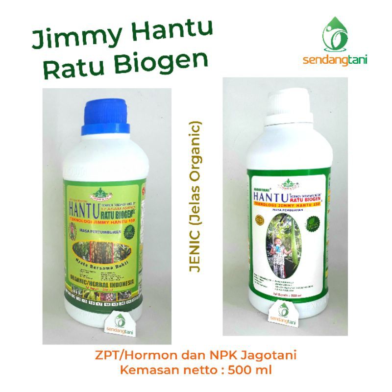 Jual Pupuk Organik Cair Jimmy Hantu Ratu Biogen Zpt Hormon Dan Npk Jagotani 500 Ml Shopee 