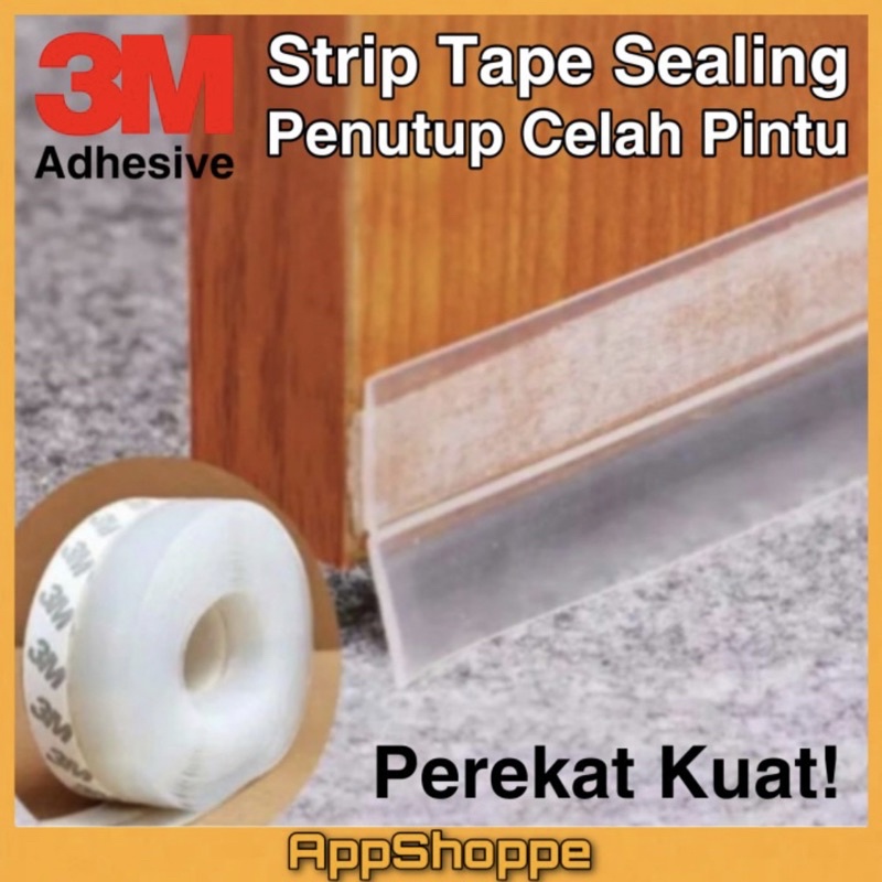 Jual Weather Strip Door Seal Tape PENUTUP CELAH PINTU JENDELA PENAHAN ...