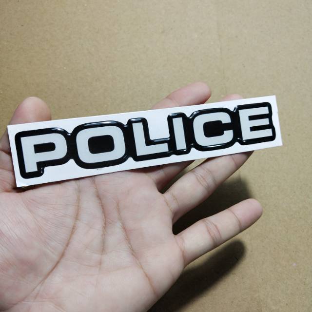 Jual Stiker police putih | Shopee Indonesia