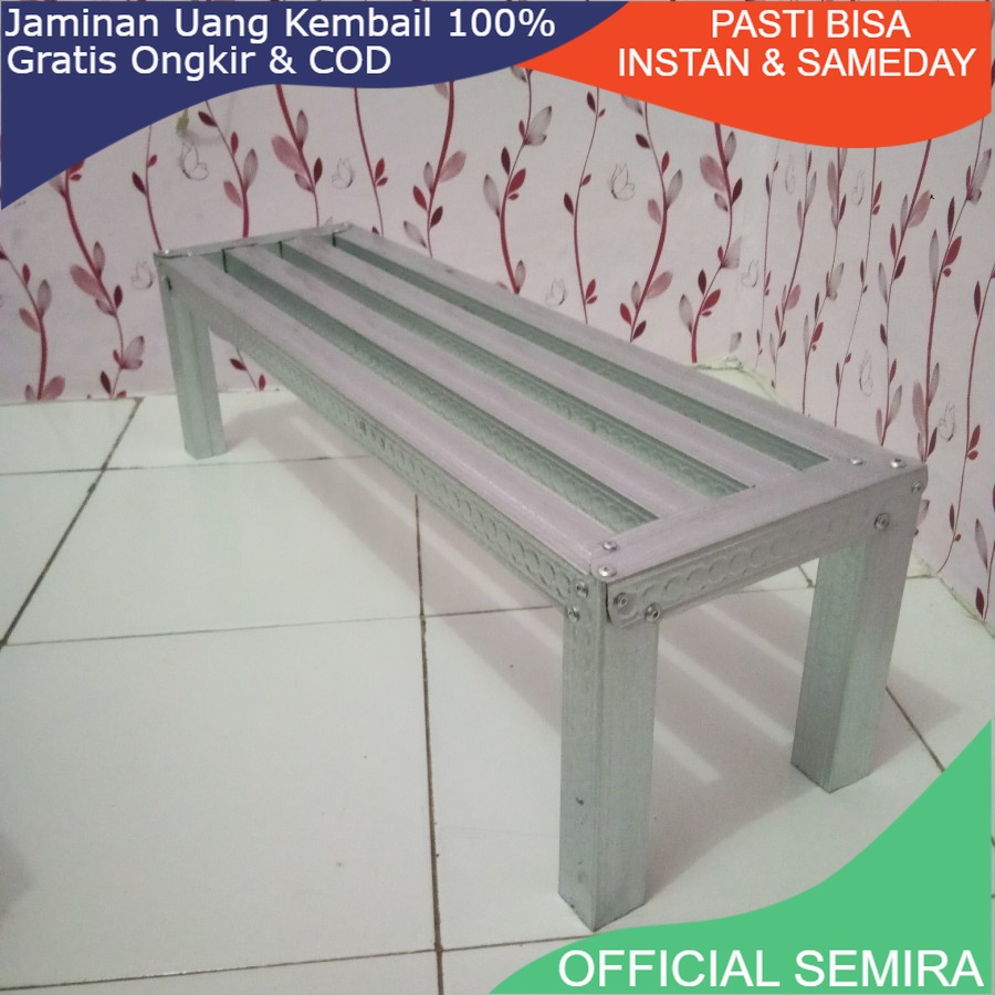 Jual 1 METER BAJA RINGAN/RAK POT TANAMAN BAJA RINGAN/RAK BUNGA BESI