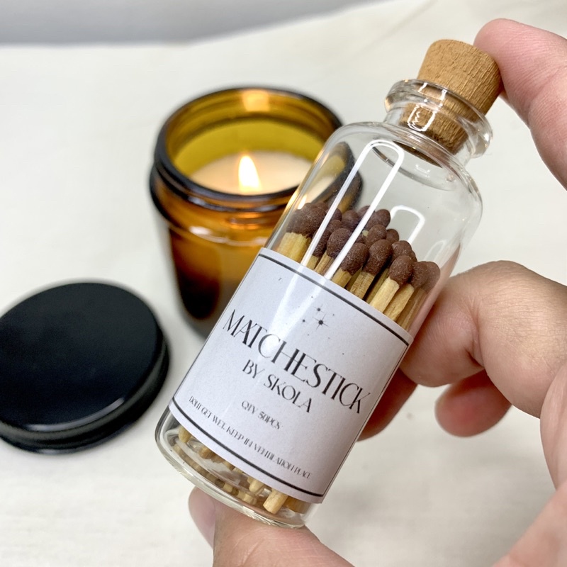 Jual Matchestick / Wooden Lighter / Stick Matches / Korek Api Kayu / Souvenir Aesthetic