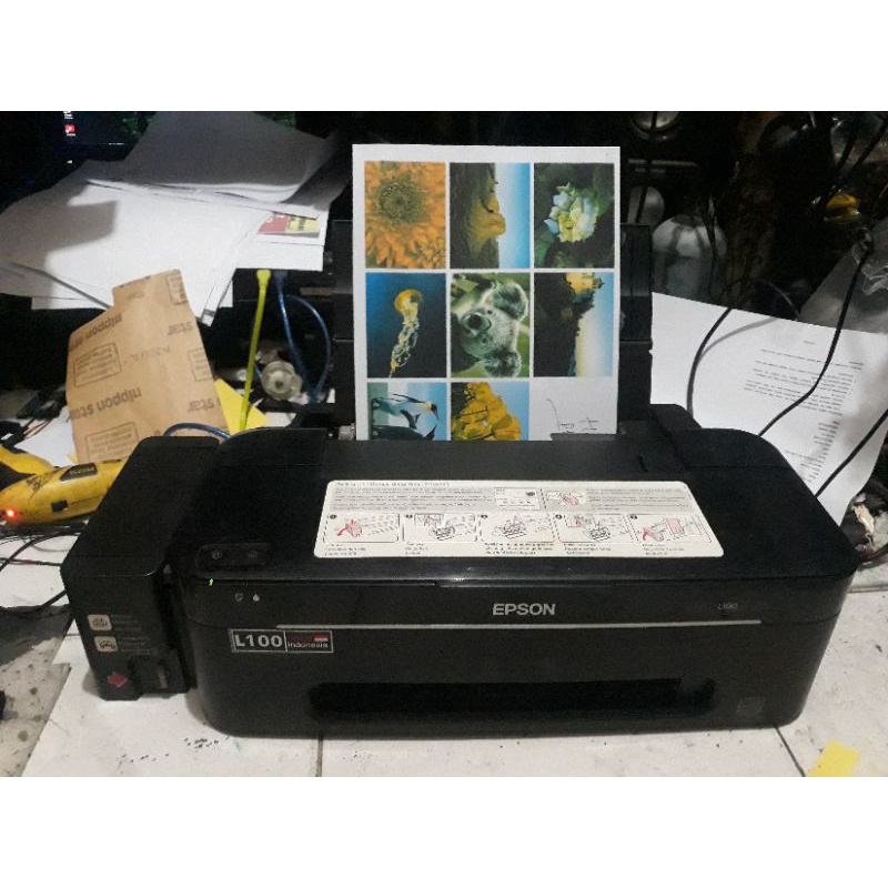 Jual Printer Epson L100 Modif Pabrik Normal Siap Pakai Shopee Indonesia 5665