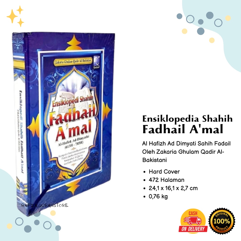 Jual Buku Islami Ensiklopedi Shahih Fadhail A Mal Al Hafizh Ad