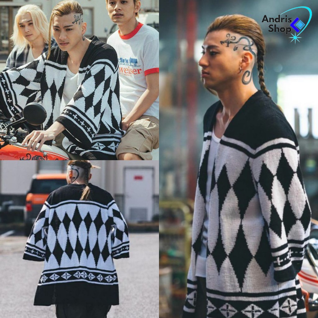 Jual Sweater Cardigan Rajut Draken Tokyo Revengers - WA TR 03 | Shopee  Indonesia