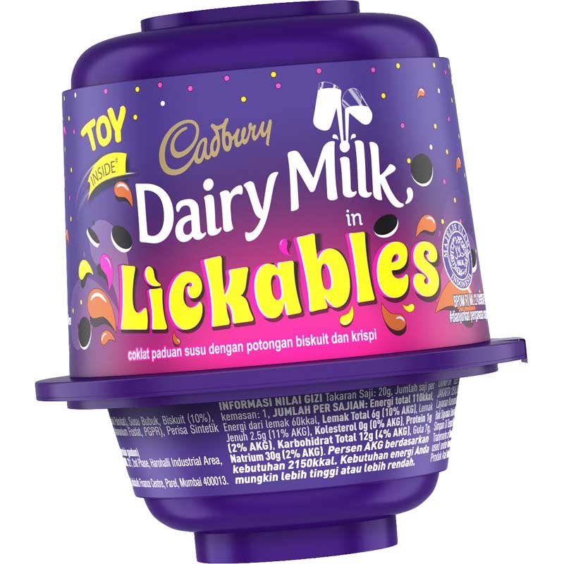 Jual Cadbury Dairy Milk Lickables 20g Shopee Indonesia