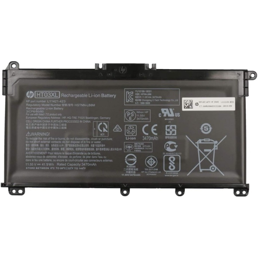 Jual Baterai Original HP 14-CE0014TU 14-CE0000 HT03XL 15-CS HT03 HT03XL ...