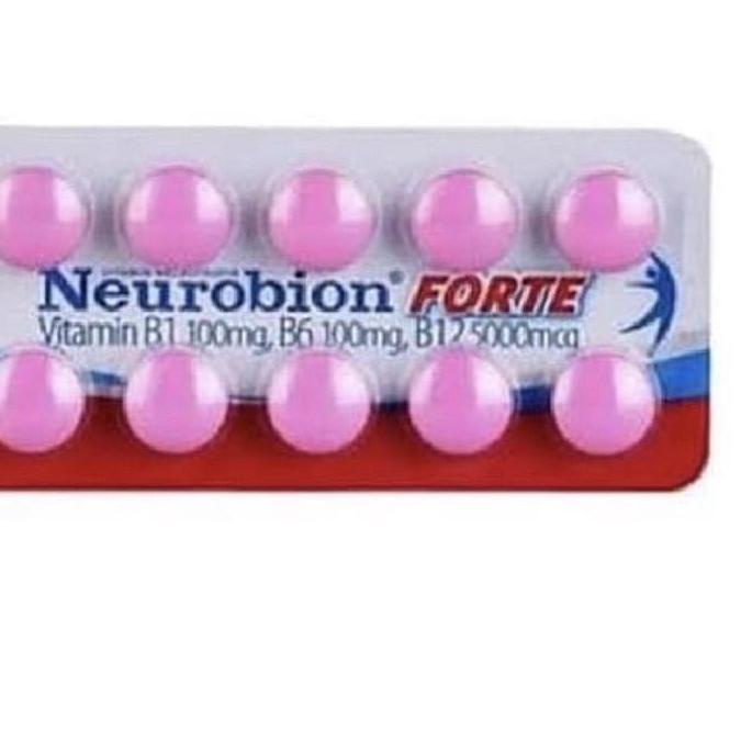 Jual Grand Seller|LR11|Neurobion Forte Strip Isi 10 Tablet (pink ...