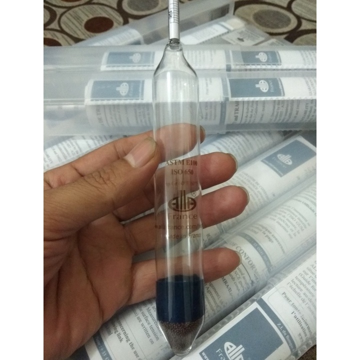 Jual Hydrometer ASTM Bio Solar 0.850-0.900 Plus Gelas Ukur PMP 1 Liter