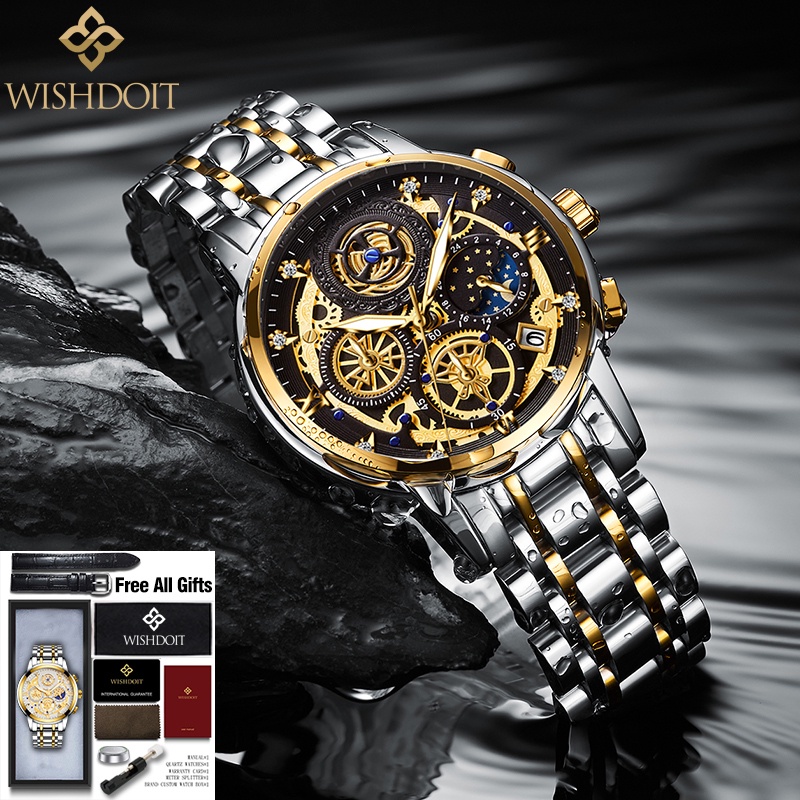 Jual Untung maksimalPp6P0 WISHDOIT Jam Tangan Pria Original Tahan