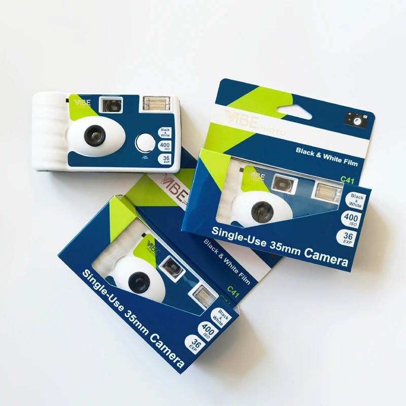 Jual Vibe Black and White Disposable Camera ISO 400 36EXP Shopee
