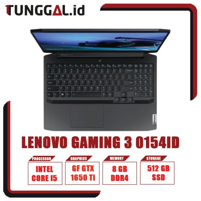 Jual Lenovo Ideapad Gaming 3 i5 10300H 8GB 512GB GTX 1650Ti W10 OHS ...