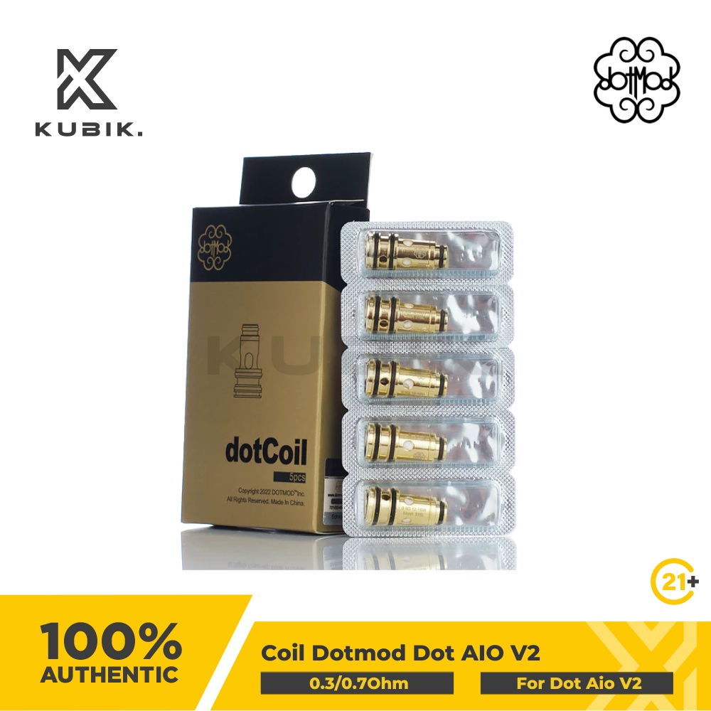 Jual Coil Dotmod Dot Aio V2 Authentic Coil Dot Mod Dotaio V2 Shopee