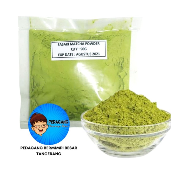 Jual Pure MATCHA Powder 50gr Sasaki / Bubuk Green Tea / Teh Hijau ...