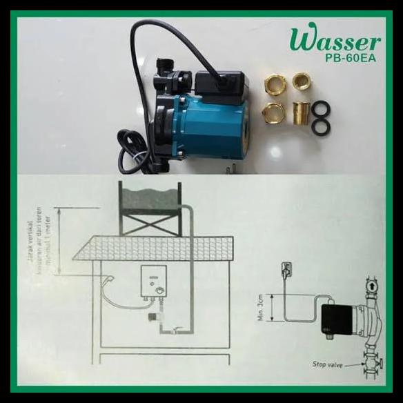 Jual Mesin Pompa Air Dorong Wasser Pb 60 Ea Booster Pump Shopee