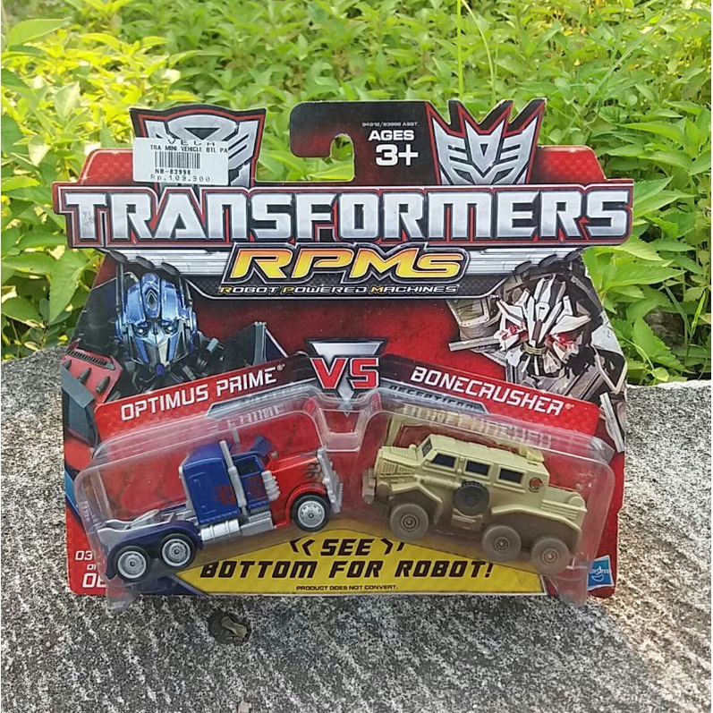 Jual die cast Transformers original by Hasbro Optimus prime ironhide
