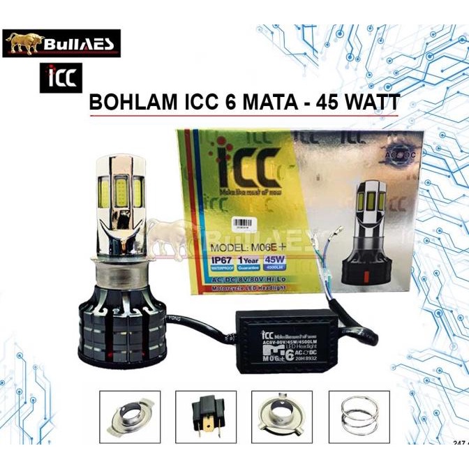 Jual Lampu Led Motor Sisi H H Ac Dc Watt Icc Original