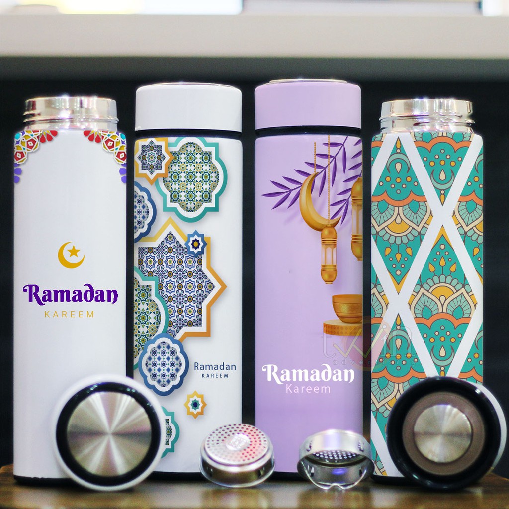 Jual Twin Advertising Tumbler Botol Minum Termos Print Uv Sakura 500ml Souvenir Kado Unik 6192