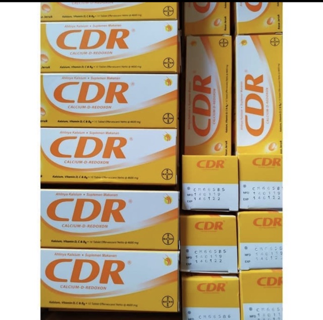 Jual CDR 10 Tablet Vitamin Daya Tahan Tubuh Asli Murah | Shopee Indonesia