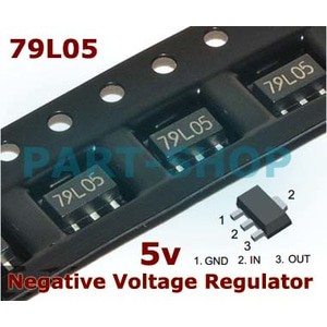 Jual IC 79L05 SMD 7905 0.1A -5V Negative Voltage Regulator SOT89 ...