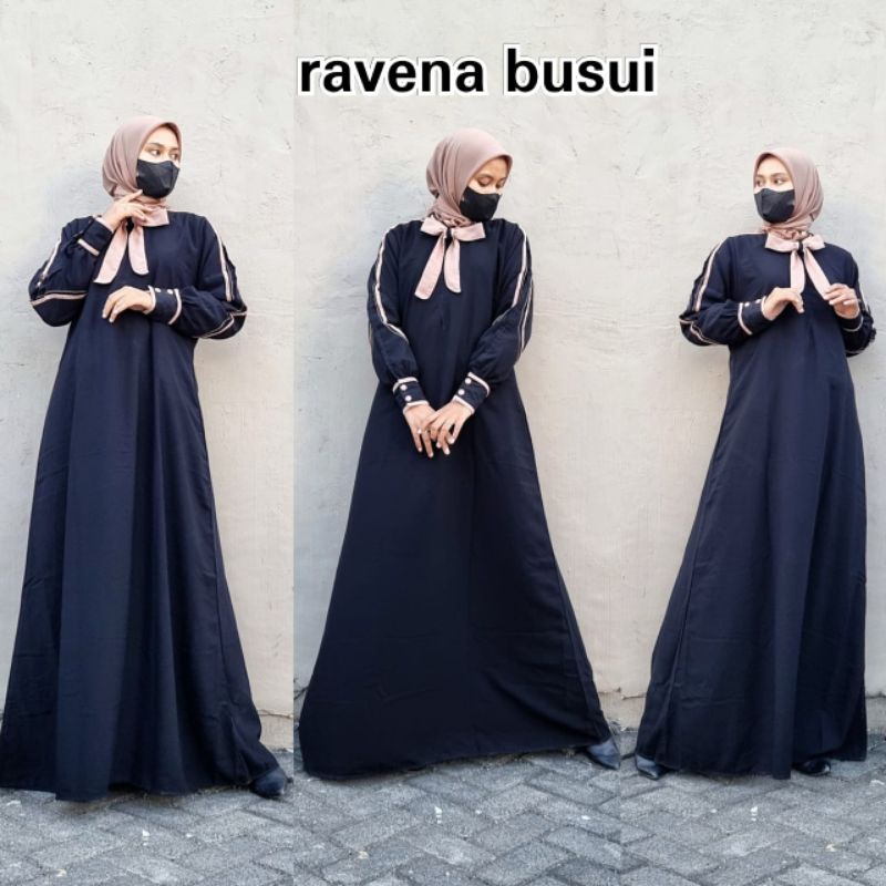 Jual Abaya Maxi dress simpel list Pita Busui Simpel Elegant Turkey ...