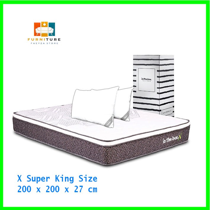 Jual KASUR SPRING BED INTHEBOX X UK 200 X 200 X 27 CM Shopee Indonesia