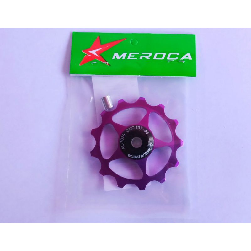 Jual Pulley RD rear derailleur 13T bearing loncer Meroca Original CNC ...