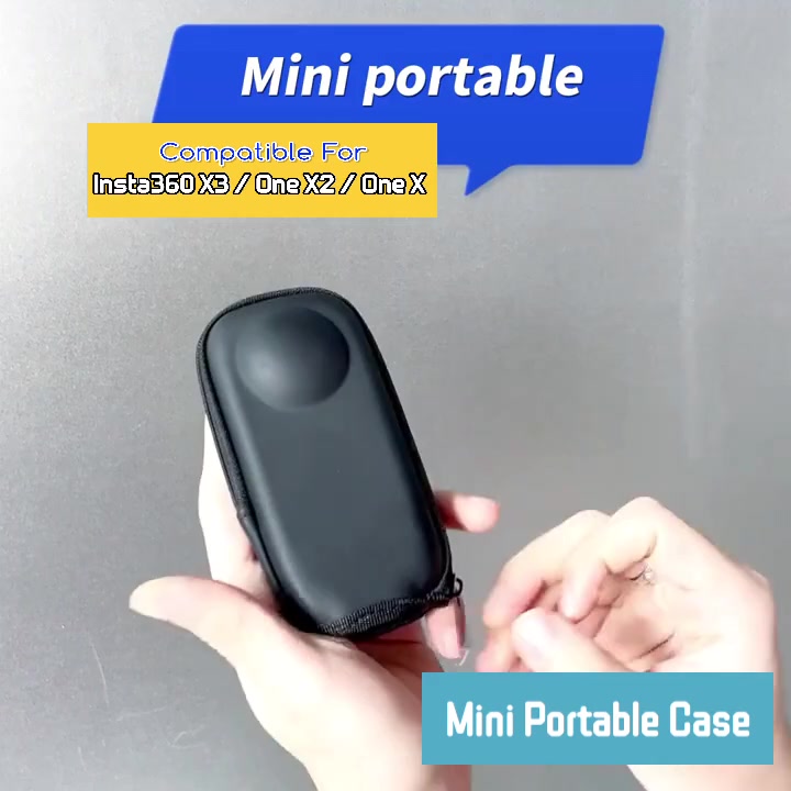 Jual Mini Portable Case For Insta360 X3 Semi Open Bag Tas Insta360 ONE ...