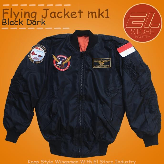 Jual Jaket Pilot Bomber Pesawat Tempur Sukhoi TNI-AU From El Store ...