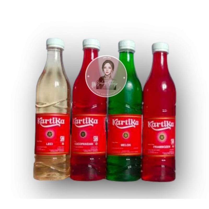 Jual SIRUP KARTIKA BOTOL PLASTIK FRAMBOZ/MELON/LECY/KAWISTO/ANGGUR/ES KRIM  SODA/NANAS 400 ML/620 ML | Shopee Indonesia