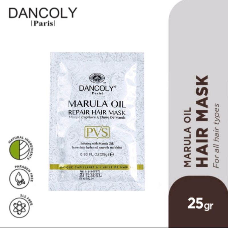 Jual Dancoly Hair Mask Marula Oil 25gr | Shopee Indonesia