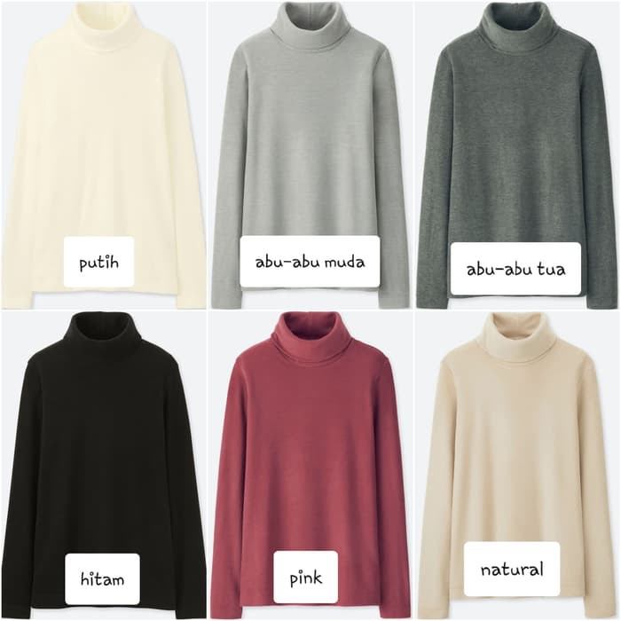 Kaos deals turtleneck uniqlo