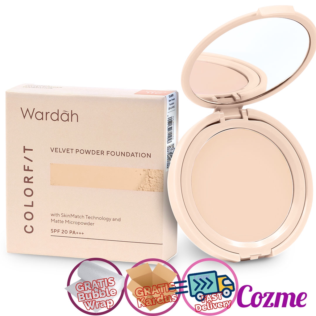 WARDAH COLORFIT Velvet Powder Foundation 11gr