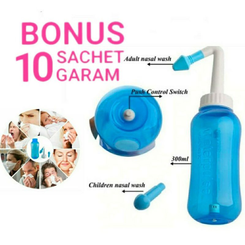 Jual Alat Pencuci Hidung Nasal Rinse Pembersih Hidung Sinus Netipot ...