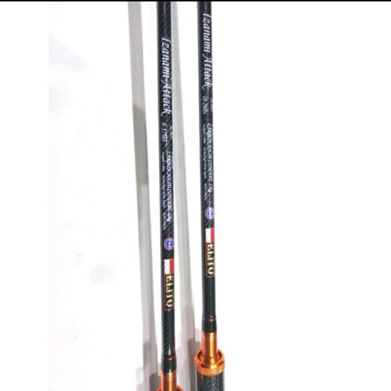 Jual Fishing Rod Joran Spinning ELITO IZANAMI ATTACK Solid Carbon 165 ...