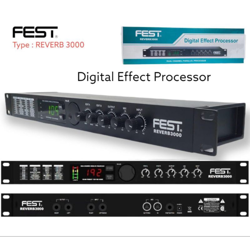 Jual Effect vocal fest reverb 3000 reverb3000 efect vocal original