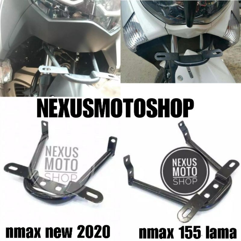 Jual Breket Plat Nomor Nmax Dudukan Plat Nomor Kumis Nmax Old Nmax New Shopee Indonesia