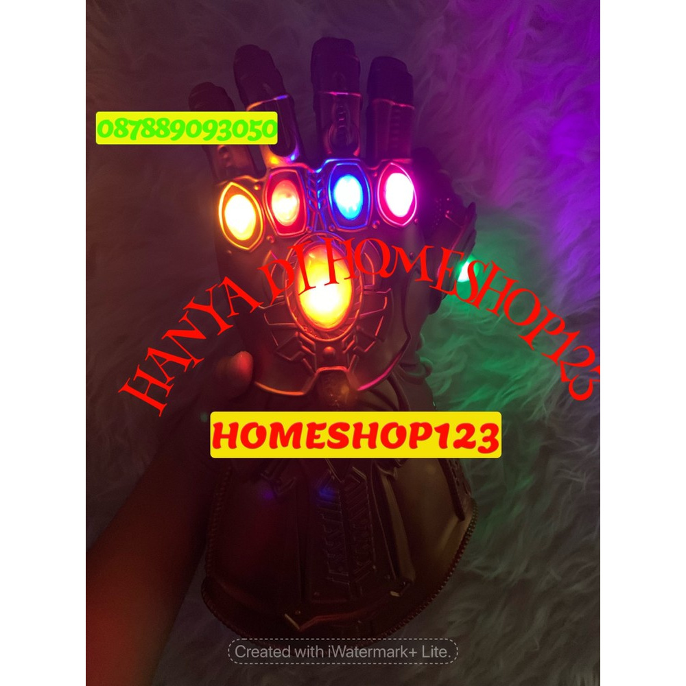Jual THANOS HAND LED, INFINITY GAUNTLET LED PREMIUM SUPER HARD LATEX ...