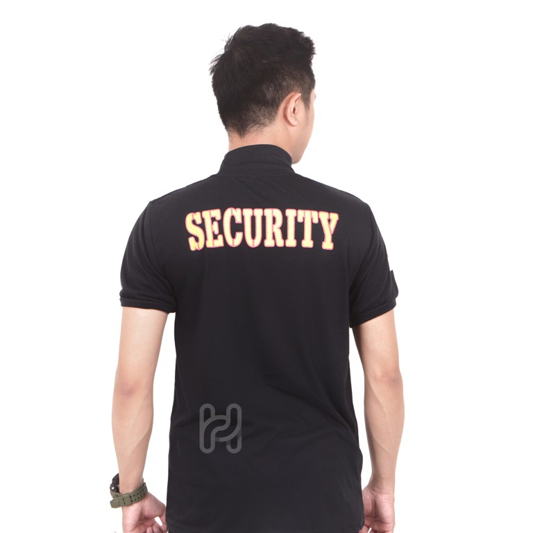 Jual Kaos Satpam Terbaru Warna Cream Hitam Coklat Kaos Dalam Security