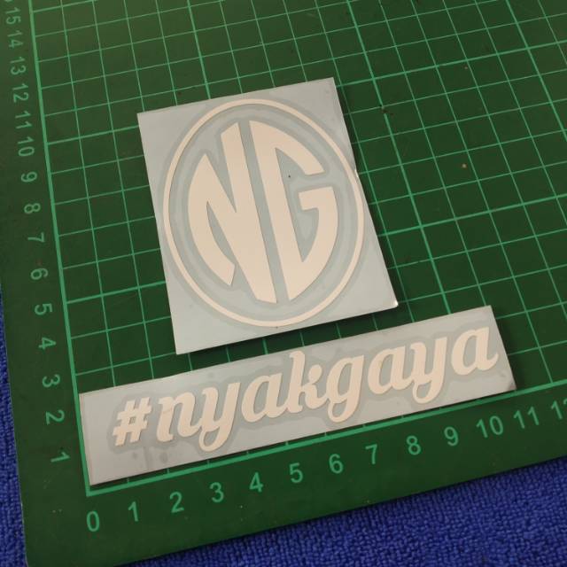 Jual Sticker NG #nyakgaya stiker cutting | Shopee Indonesia