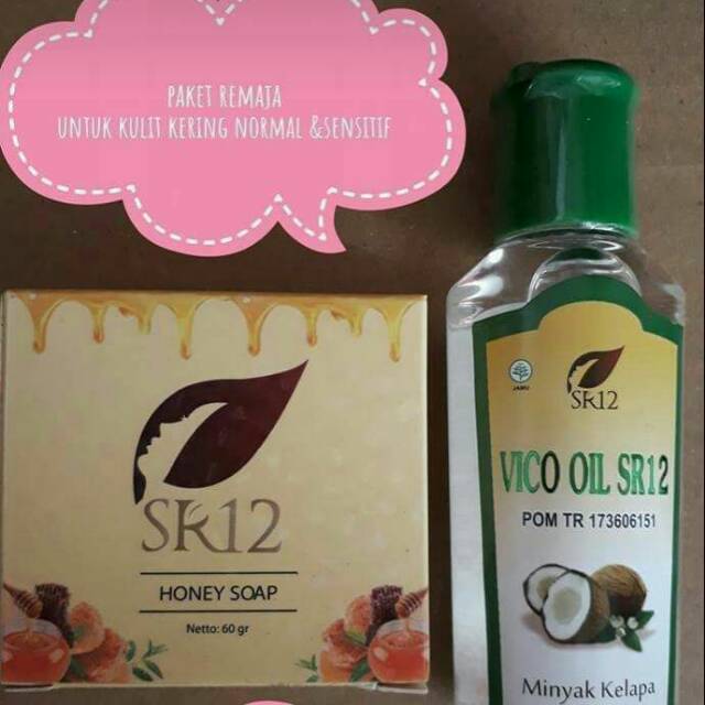 Jual Sr12 Paket Remaja Kulit Kering Normal Dan Sensitif Perawatan Kulit Wajah Herbal Honey 9101