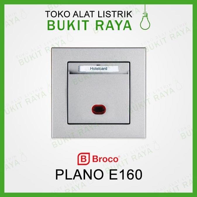 Jual SAKLAR - E160 BROCO PLANO SAKLAR KARTU HOTEL 1 ARAH KEY CARD ...