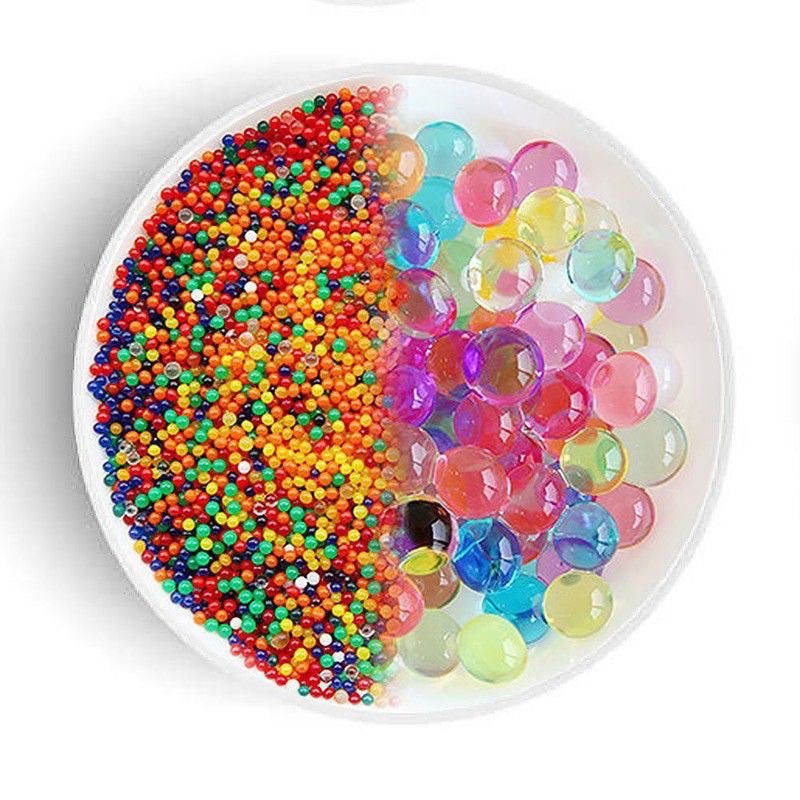 Jual 1 lembar 20 pc waterbeads hydrogel rendaman air / bola rendaman ...