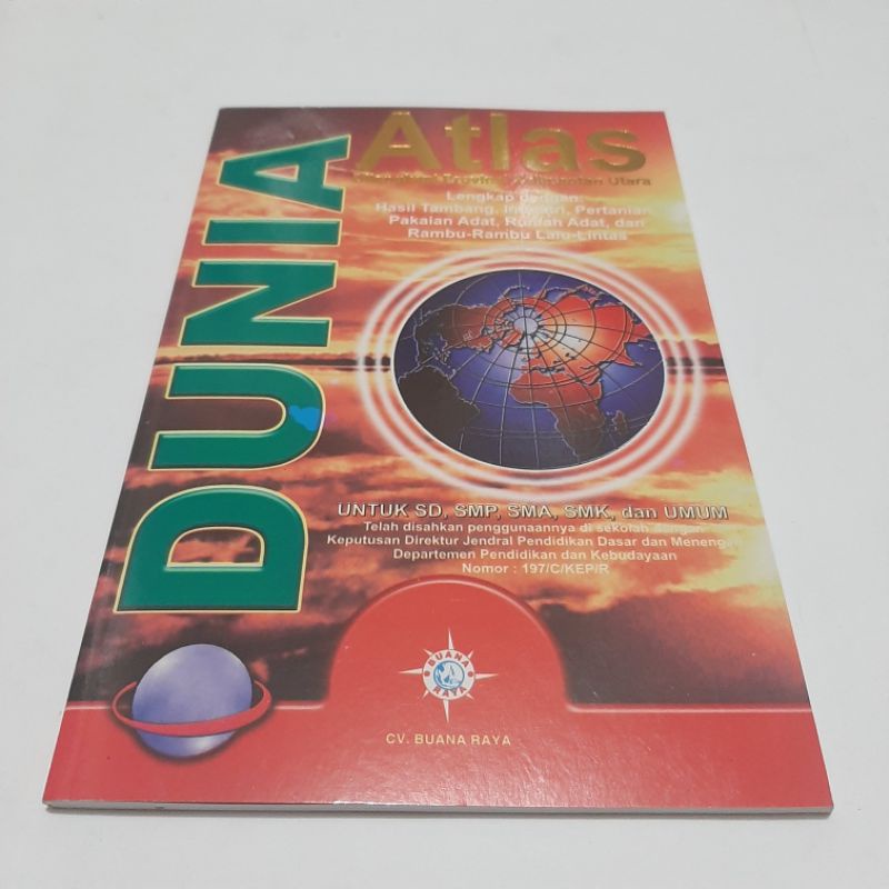 Jual BUKU ATLAS DUNIA LENGKAP EDISI TERBARU INDONESIA 34 PROVINSI ...